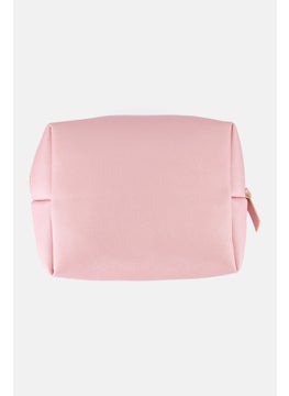 Posh  Pop Women Metallic Make Up Bag, Pink  - Image 2