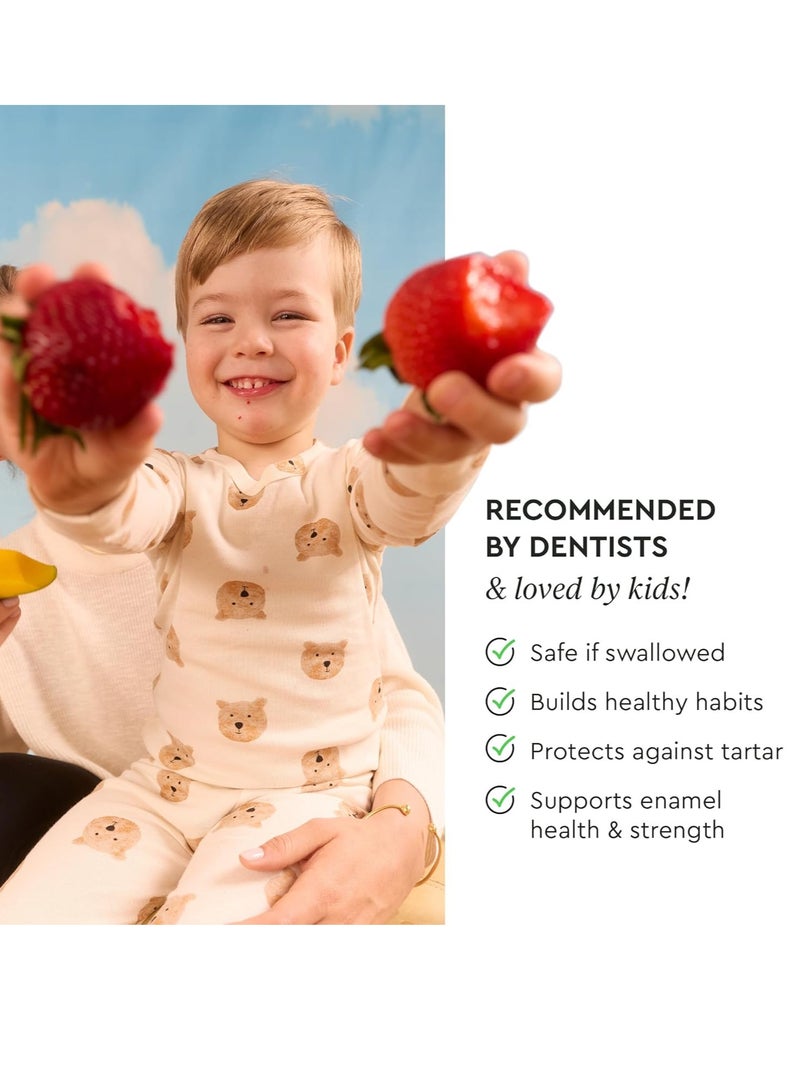 BOKA Boka Fluoride Free Toothpaste- Nano Hydroxyapatite, Remineralizing, Sensitive Teeth, Whitening- Dentist Recommended for Adult, Kids Oral Care- Strawberry Mango Flavor, 4oz 1Pk - US Manufactured - Image 3