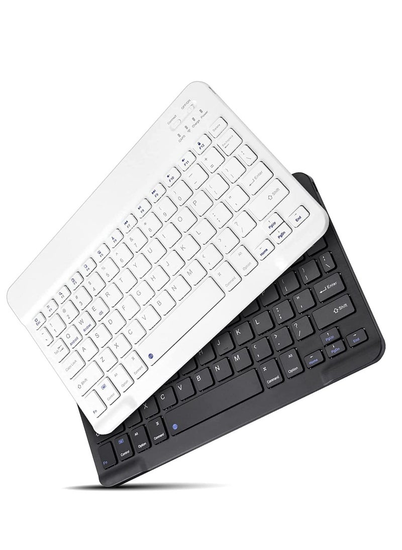 JAJEEK Wireless Keyboard,Multi-Device Universal Bluetooth Keyboard, Portable Keyboard, Suitable for iPad Mini 9.7/10.2/10.5/10.9/11/12.9 inch, Samsung Tablets, Smartphones, PC, MacBooks (Black) - Image 2