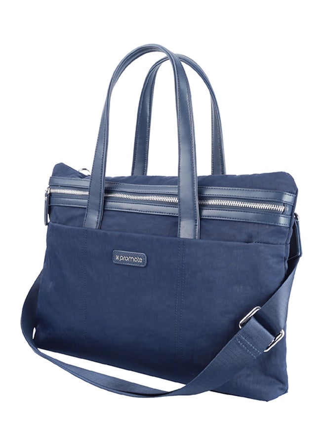 PROMATE Women Laptop Tote Bag, Lightweight 15.6 Inch Laptop Handbag Shoulder Bag with Organise Pocket and Secure Multi Storage Option for Laptop Up To 15.6 Inch, Work Blue - Image 1