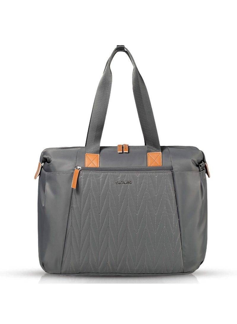 Little Story Zurich Pack and Go Baby Travel Diaper Bag - Grey - Image 5