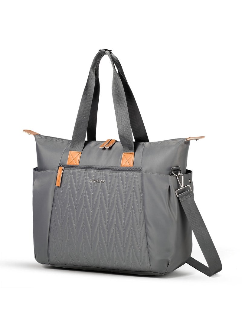 Little Story Zurich Pack and Go Baby Travel Diaper Bag - Grey - Image 2