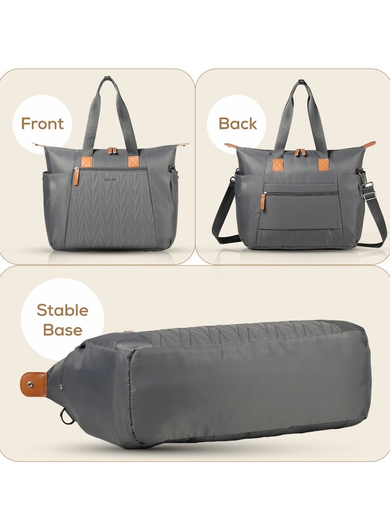 Little Story Zurich Pack and Go Baby Travel Diaper Bag - Grey - Image 4