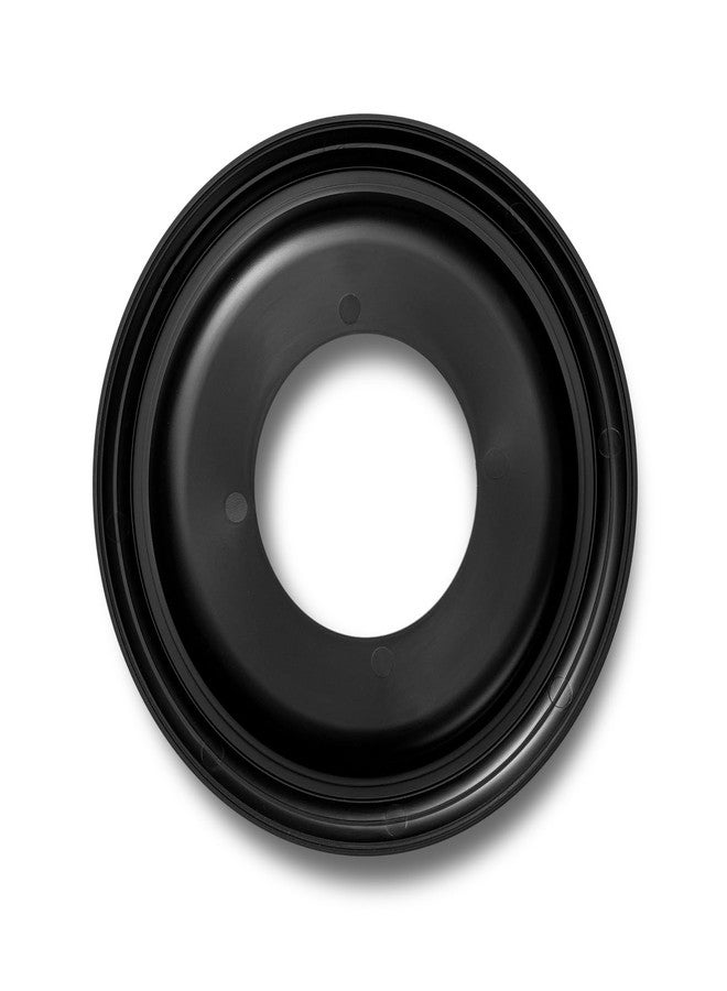 ELFCAB 2 Pack Black Molded Nylon Ceiling Medallion for Light Fixtures and Ceiling Fans 10"OD x 4"ID x 1-2/8 "P (Fits Canopies up to7-1/4") - Image 4