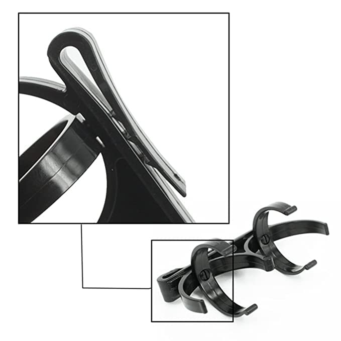 Golfoy Plastic Golf Balls Holder Clip (Pack of 2) - Black - Image 4