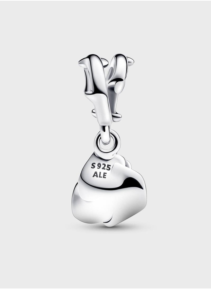 PANDORA Rose In Bloom Dangle Charm - Image 2