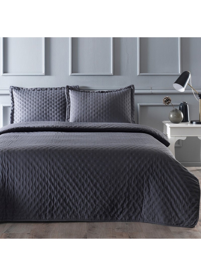 Gardenia Double Bedspread Anthracite - pzsku/Z37D3357769BB2A5AB049Z/45/_/1725794600/d4acd06e-9e7d-456f-9ab8-6356f6a18deb