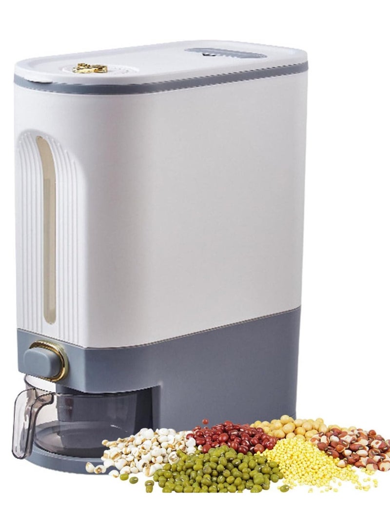 DubaiGallery Airtight Grain Storage Box - Rice Storage Barrel with Time Pointer for Grain Rice, Grains Rice, Small Dry Foods - Image 1