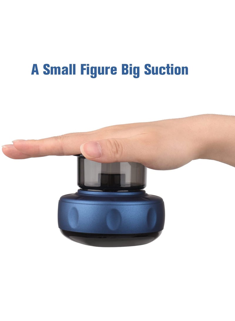 Generic Device 6 Model Wireless Intelligent Vacuum Scraping Negative Pressure Suction Device Slimming Therapy Cupping Meridian massager  Blue  - Image 2
