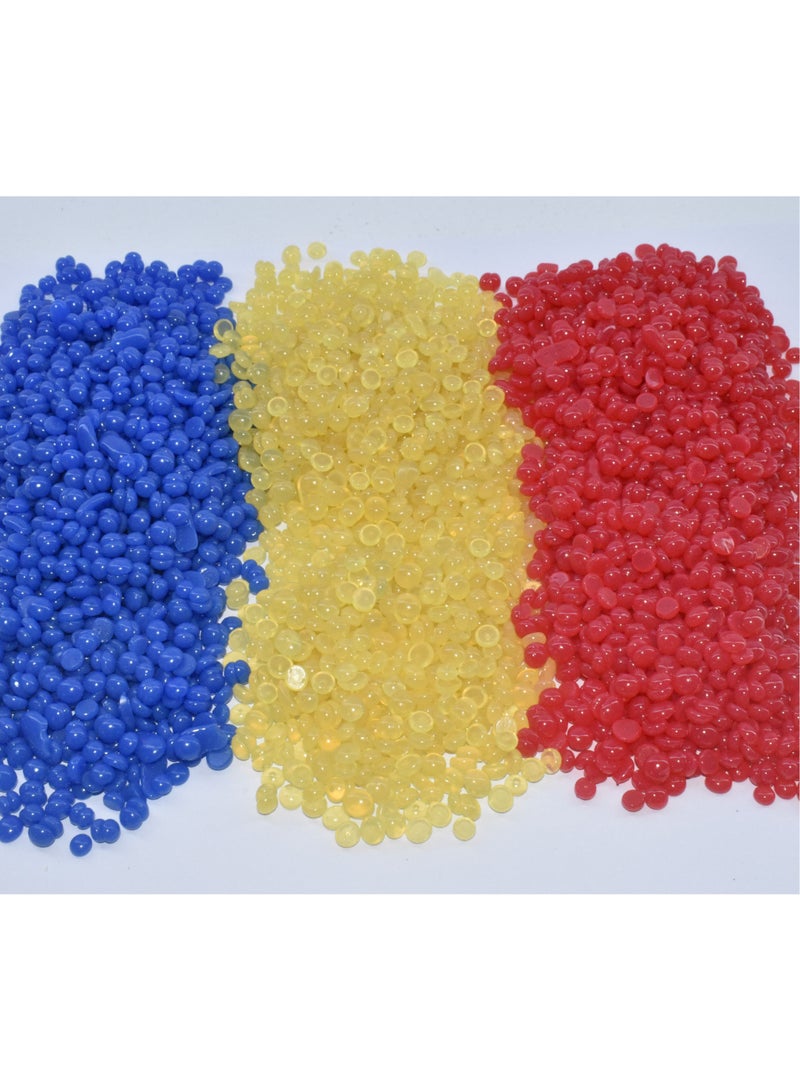 واكس حبيبات شمع لإزالة الشعر بالعسل والأزولين والفراولة 900 جرام - Image 1