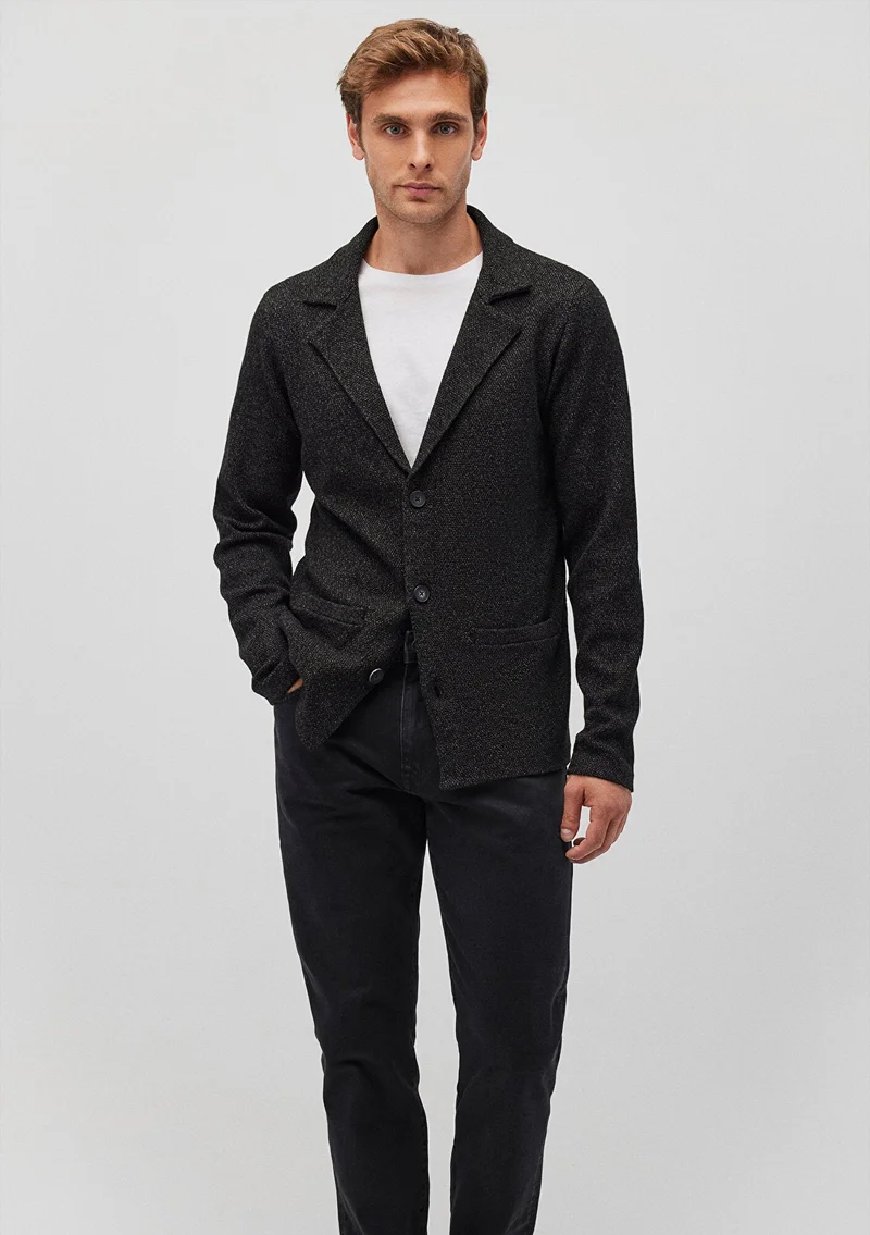 مافي BUTTONED JACKET Black