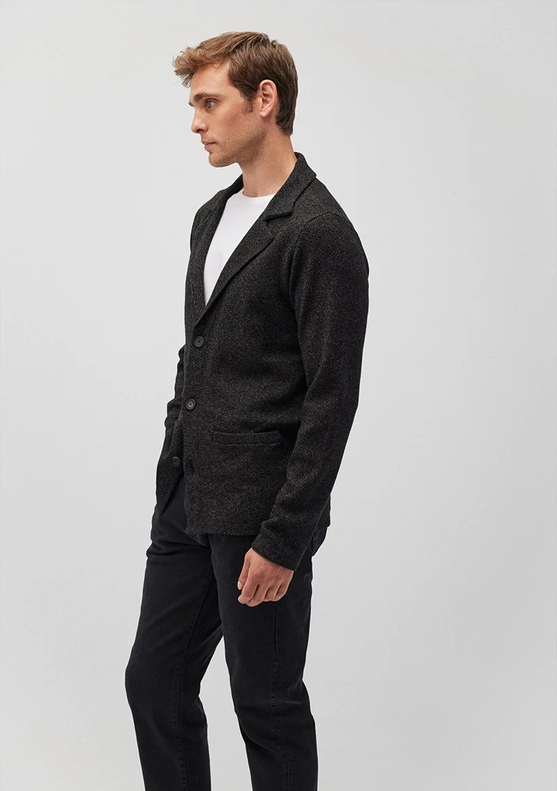 مافي BUTTONED JACKET Black