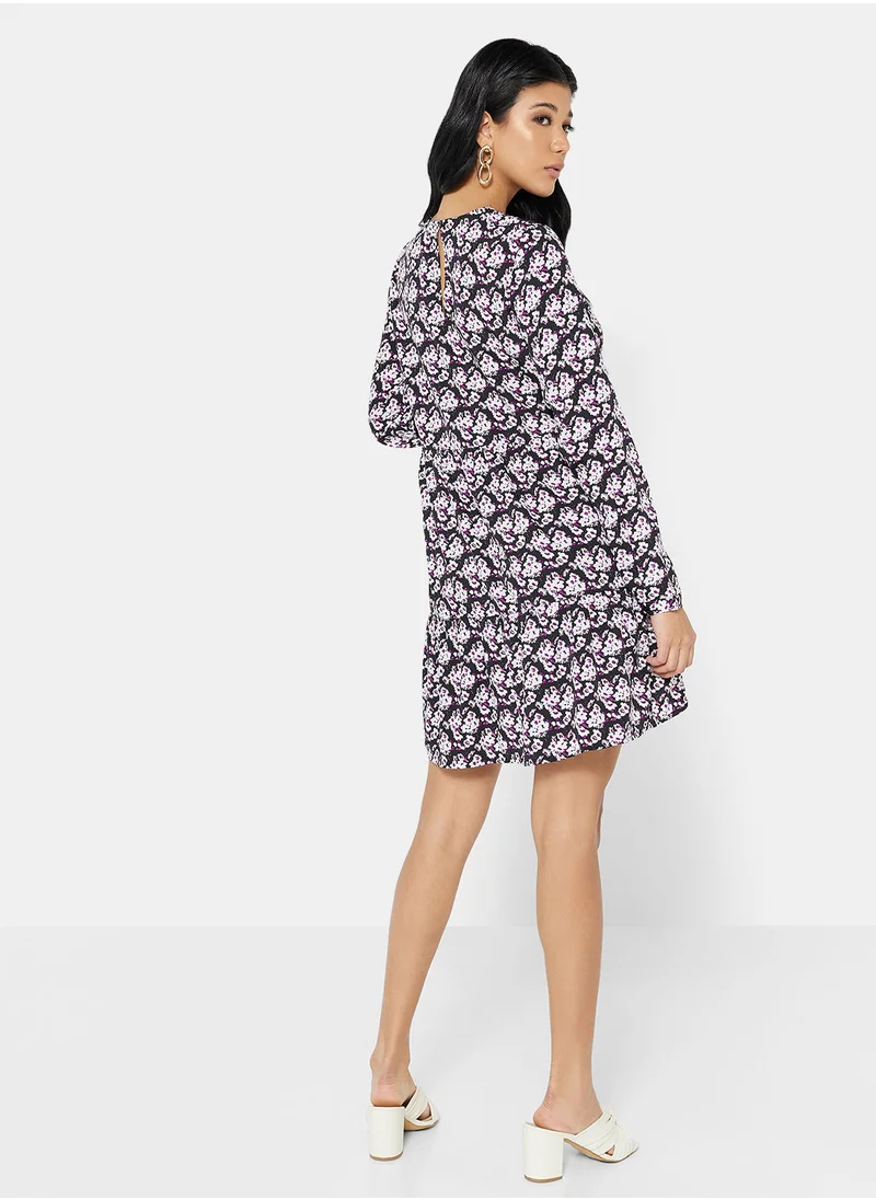 VERO MODA Floral Print Mini Dress