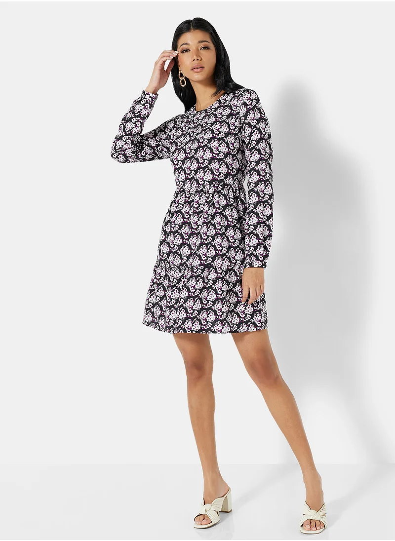 VERO MODA Floral Print Mini Dress