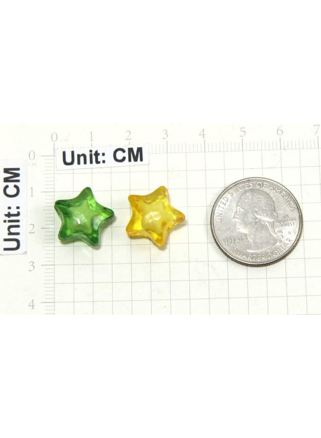Acrylic Mixed Color Bead for DIY Craft Jewelry Making 100pcs (16mm Star Shape) - Image 4