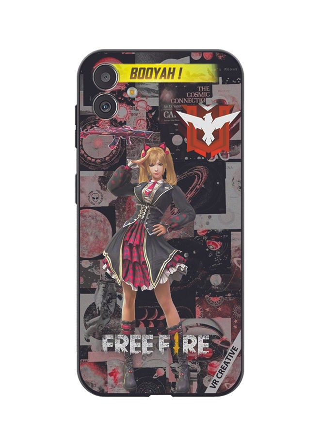 VR CREATIVE Protective Case Cover For Samsung Galaxy F14 Free fire Design Multicolour - Image 1