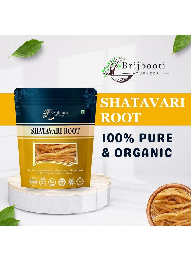 BrijBooti بريجبوتي جذر شاتافاري 100 غرام هندي خام هليون أصفر عضوي شاتافاري جذر أصفر نقي - ساتافار طبيعي | معتمد من FSSAI و GMP و ISO - Image 4