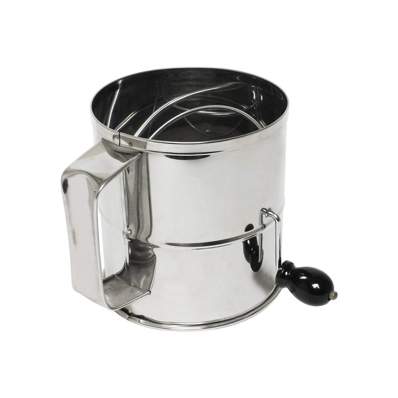 Thunder Group 8 Cup Flour Sifter Silver
