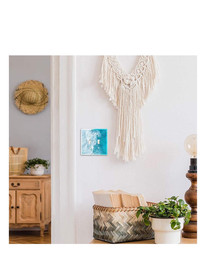 SOLARAE 2 Pieces Switch Molds Light Switch Mold Panel Resin Silicone Mold Switch Cover Silicone Molds Wall Panel Epoxy Mold for DIY Casting Switch Outlets Home Decor Resin Crafts Making - Image 4