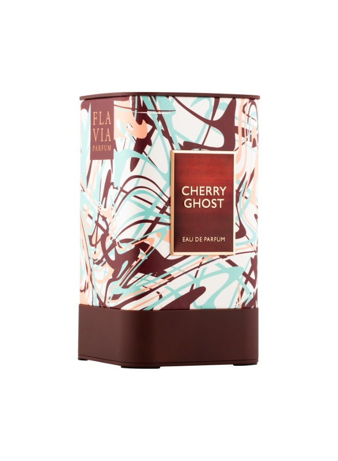 Flavia Cherry Ghost Premium Eau De Parfum For Men & Woman 90ml | Perfumes For Men & Women | Long Lasting Luxury Fragrances For Him & Her | Woody Scent With Smoky Cherry, Saffron & Leather - Image 3