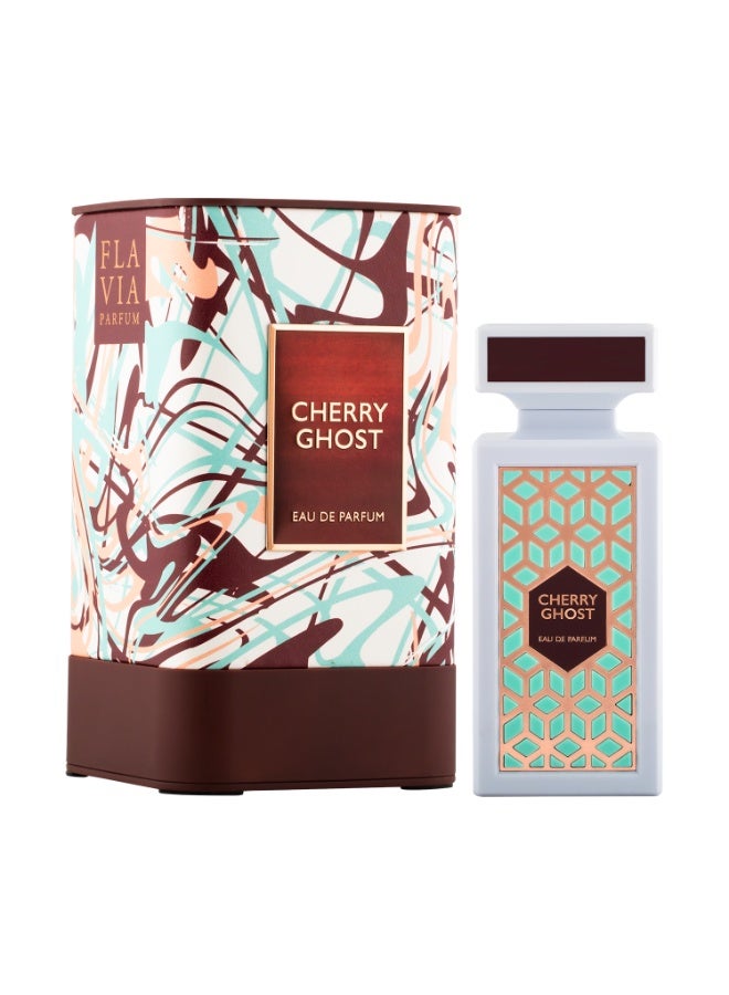 Flavia Cherry Ghost Premium Eau De Parfum For Men & Woman 90ml | Perfumes For Men & Women | Long Lasting Luxury Fragrances For Him & Her | Woody Scent With Smoky Cherry, Saffron & Leather - Image 4