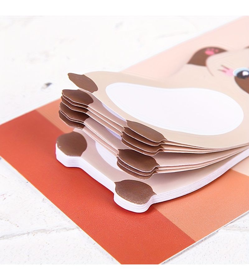 180 Sheets Japanese Style Minimalist Cat Themed Decorative Sticky Notes Strong Adhesive - Image 4