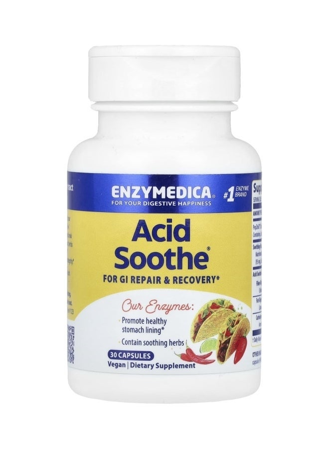 ENZYMEDICA Acid Soothe Capsules