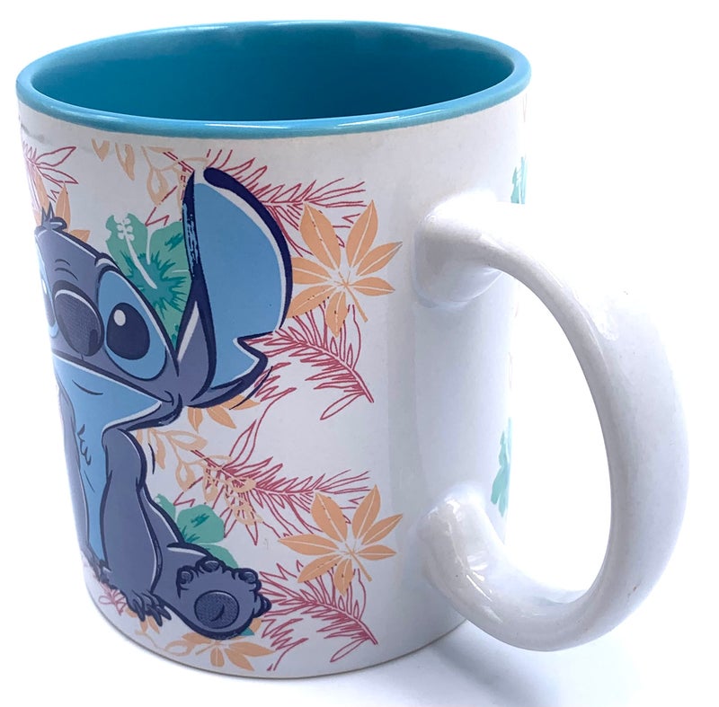 Silver Buffalo Compatible/Replacement for Disney Stitch Tropical Floral Pattern Ceramic Coffee Mug, 20 Ounces (LL122834) - Image 2