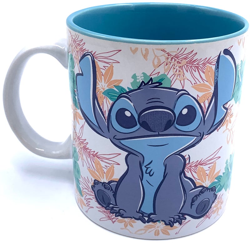 Silver Buffalo Compatible/Replacement for Disney Stitch Tropical Floral Pattern Ceramic Coffee Mug, 20 Ounces (LL122834) - Image 4