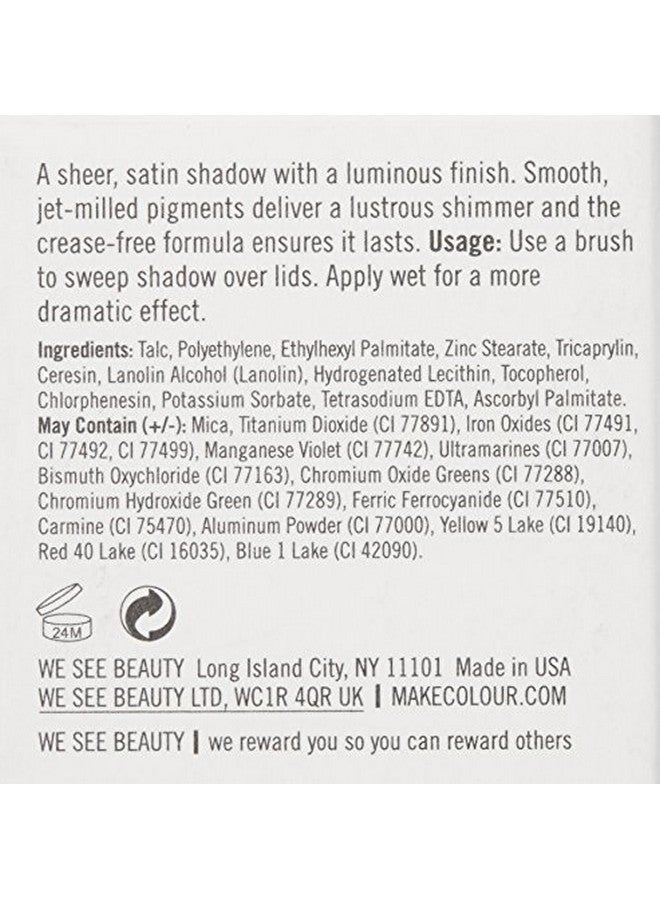 Make Cosmetics Satin Finish Eye Shadow Teak - Image 3