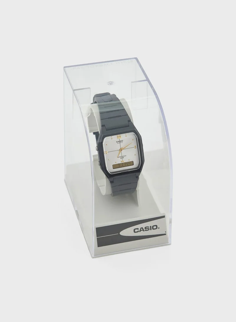 CASIO Pu Strap Digital Watch