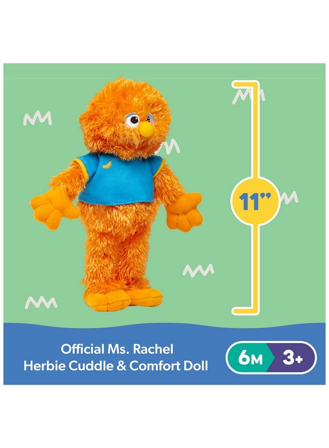 Ms. Rachel Ms. Rachel Official Herbie Cuddle & Comfort Friend Doll, 11â€ Premium Plush Baby Toy, Toddler Toys for Girls & Boys for Ages 6 Months to 3+ - Image 2