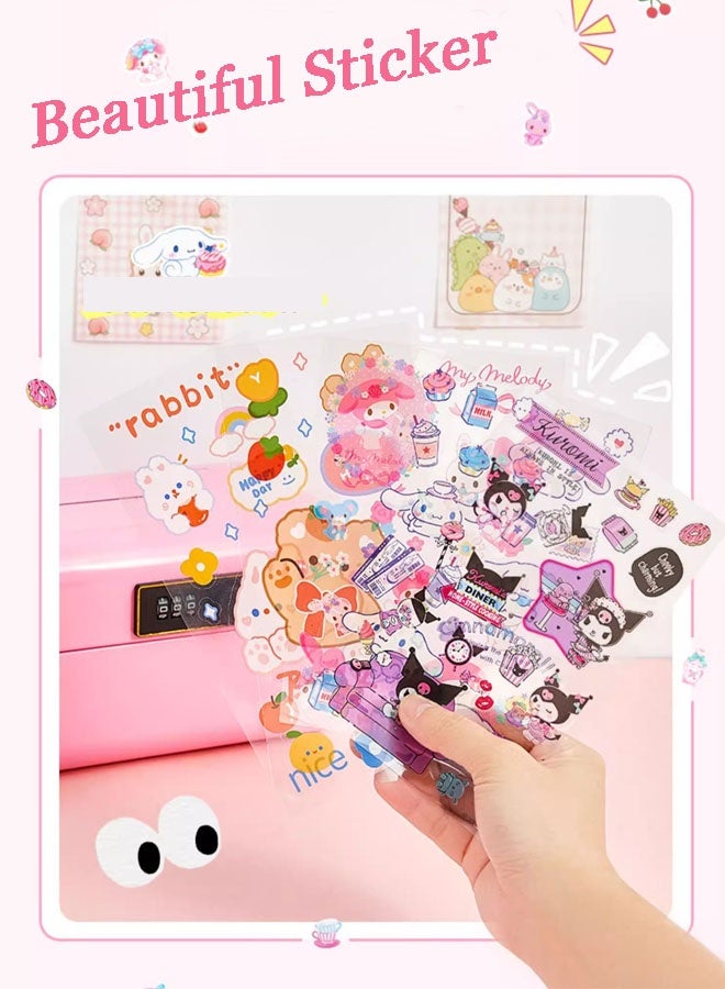 OUTAD Electronic Savings Box with Password Protection and a Unique Detailed Design. 18 x 14 x 12 cm, Pink. - Image 3