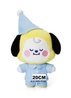 Blue Aura Blue Aura BTS Plush Toy Chimmy Goodnight Version BT21 Standing Stuffed Plush Soft Toy Plushie (Chimmy Night)  - Image 1