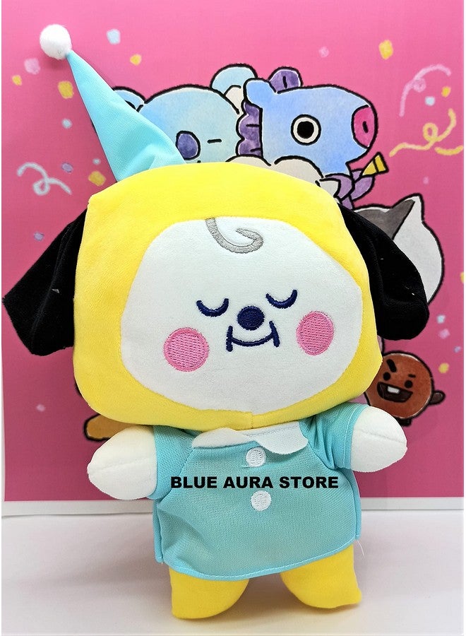 بلو أورا لعبة قطيفة من Blue Aura BTS إصدار Chimmy Goodnight BT21 لعبة قطيفة ناعمة واقفة (Chimmy Night) - Image 2