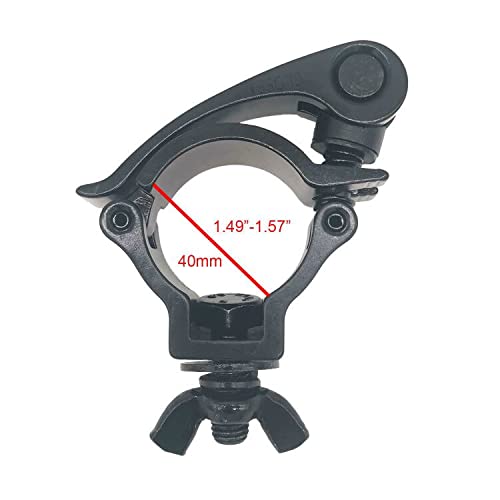 Douzime 2 Pack 1.49-1.57 inch Lighting Truss Clamp Stage Light Clamps Heavy Duty 220 Lbs for DJ Lighting Par Lights Spot Lights - Image 2
