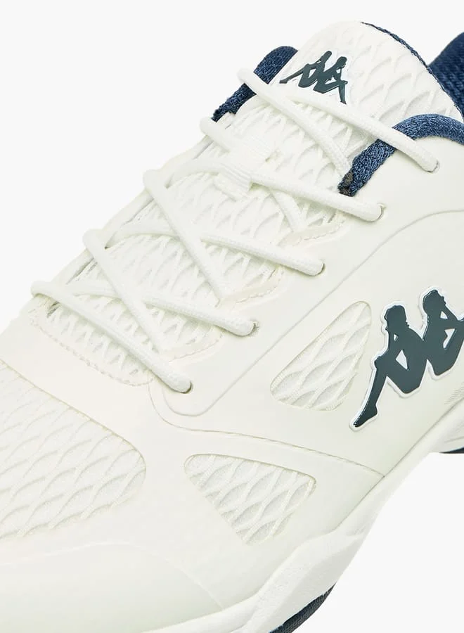 Kappa Mens Textured Lace-Up Sports Shoes with Pull Tabs