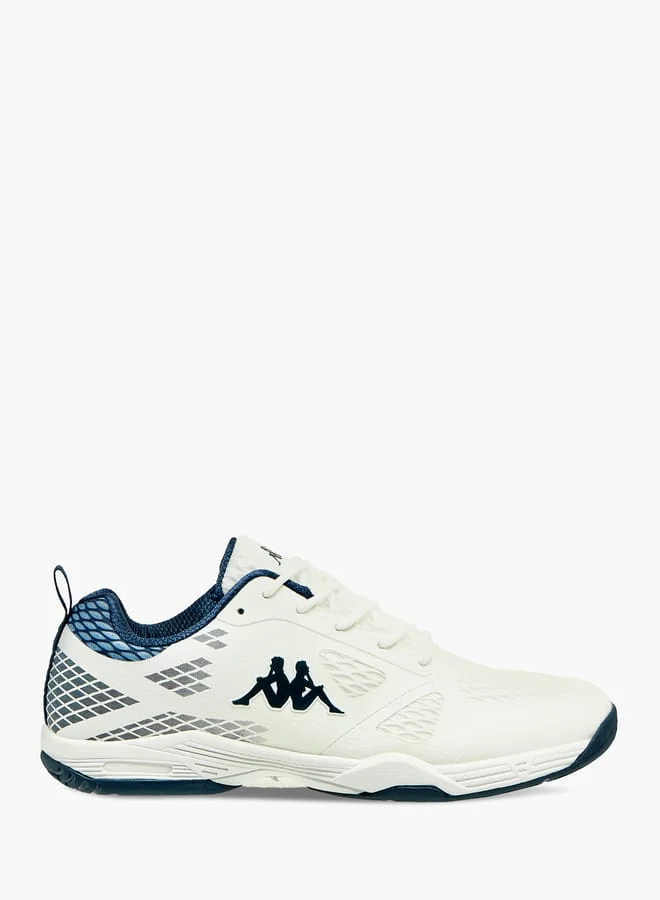 Kappa Mens Textured Lace-Up Sports Shoes with Pull Tabs