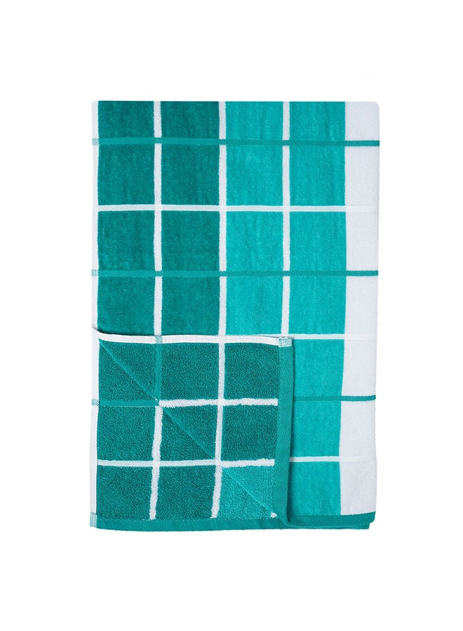 NIBEMINENT 2-Piece Bath Towel Set Multicolour 70x140cm - Image 3