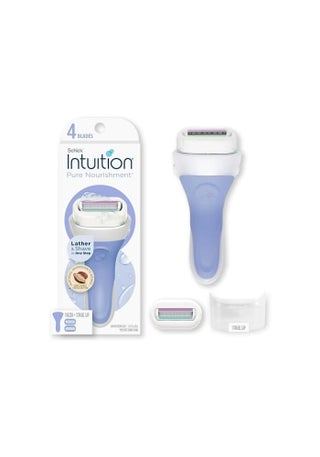 Schick Intuition Pure Nourishment Razor Kit for Women - 2-in-1 Lathers & Shaves with Organic Cocoa Butter - view 2