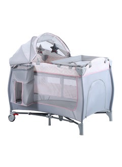 MaBaby Portable Baby Nursery Center Baby Playard Foldable Baby Crib with Changing Table 100*70*74CM  - Image 1