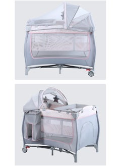 MaBaby Portable Baby Nursery Center Baby Playard Foldable Baby Crib with Changing Table 100*70*74CM  - Image 2