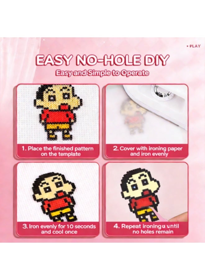 26,000 Mini Iron-On Bead Set 2.6mm, 48 Colours Complimentary DIY Jewellery Tools Included Iron-On Beads Fusible Beads Iron-On Decals Handcrafted Beads Boxed Set - Image 5