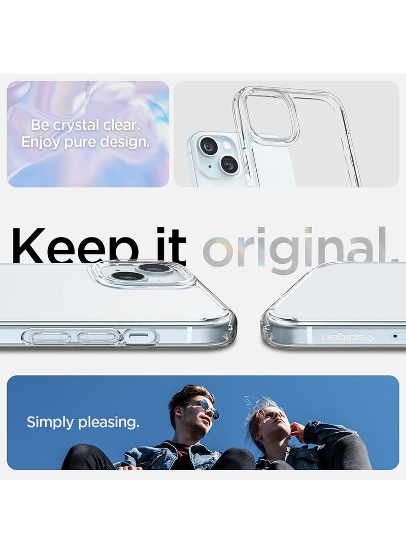 Spigen Ultra Hybrid for iPhone 15 PLUS Case Cover - Crystal Clear - Image 3
