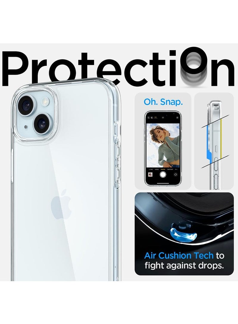 Spigen Ultra Hybrid for iPhone 15 PLUS Case Cover - Crystal Clear - Image 5