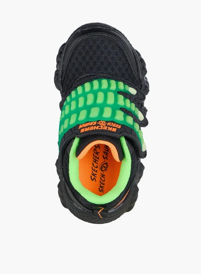 SKECHERS Boys Lil' Saurus Hook & Loop Sneakers