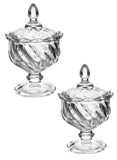 Glass Sugar Bowls set 2 Two Pieces - pzsku/Z37D43A179EA017A4E779Z/45/_/1740581149/899867cd-0a3f-4c75-bd99-0c6648ff441c