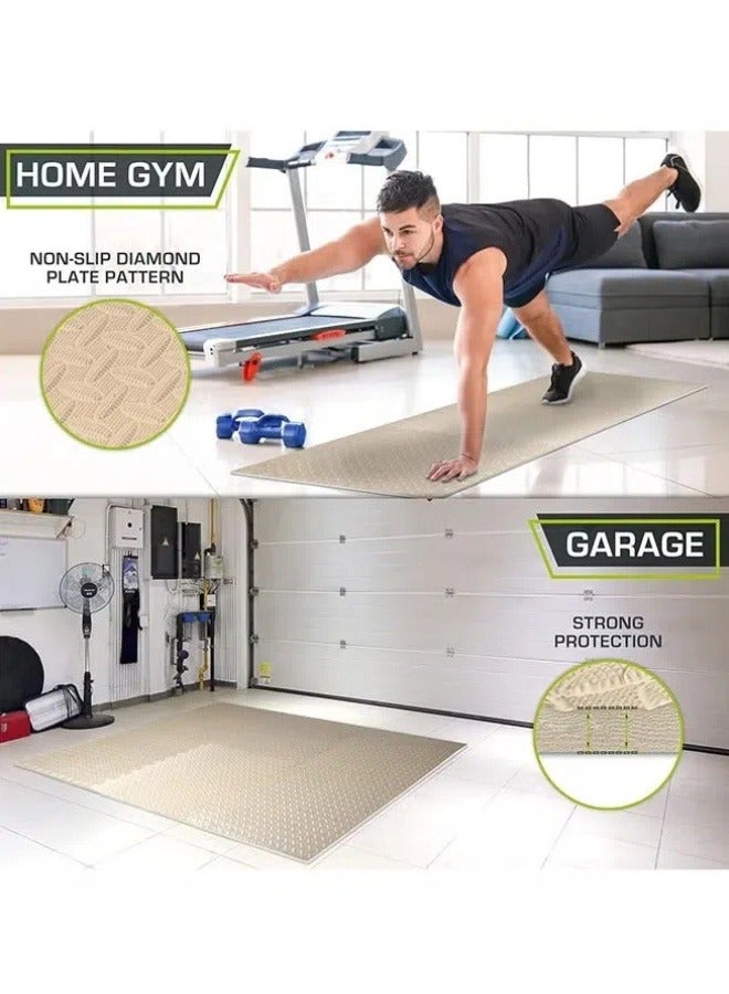 oldlaiben Baby Play Mat, Soft EVA Playmat & Crawling Mats, Interlocking Puzzle Foam Floor Mats, BPA Free, For Infants, Babies,Toddlers, For Kids Room, Home Parlor, Bedroom（Beige） - Image 4