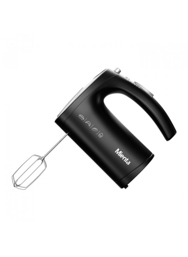 Mienta Delight Hand Mixer, 500 Watt, Black - HM13729A - Image 1