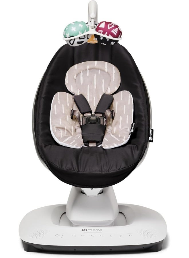 4moms RockaRoo and MamaRoo Infant Insert, Machine Washable, Soft, Plush Fabric, Reversible Design, Sand - Image 5